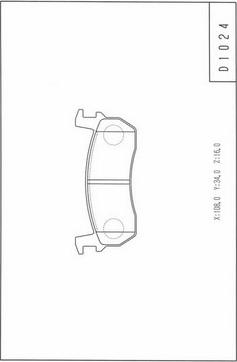 NPS N360N03 - Тормозные колодки, дисковые, комплект autosila-amz.com