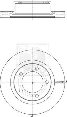 Unipart GBD937 - Тормозной диск autosila-amz.com