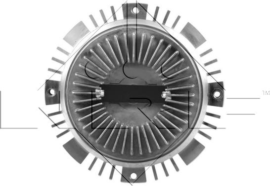 NRF 49550 - Вискомуфта вентилятора радиатора autosila-amz.com