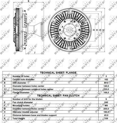 NRF 49069 - Муфта вентилятора MERCEDES Actros 04/2003> autosila-amz.com