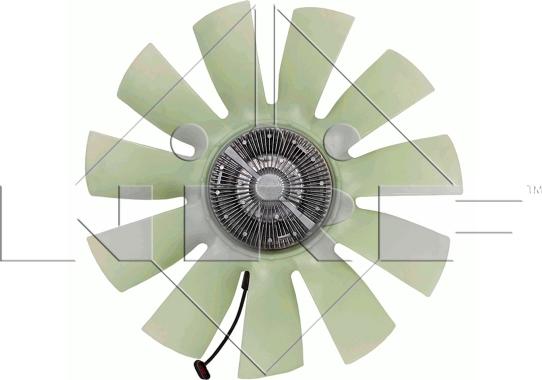 NRF 49006 - вискомуфта привода вентилятора! с проводом и крыльчаткой D=720\DAF 85/CF85 01-13/XF105 05> autosila-amz.com