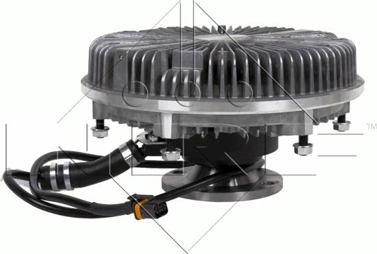 NRF 49001 - вискомуфта привода вентилятора! с проводом без крыльчатки D=240\ MAN E2000/TGA/TGS 00> autosila-amz.com