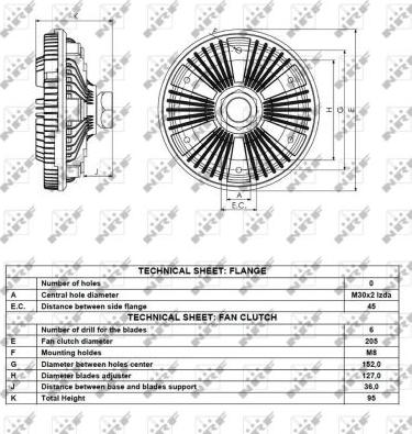 NRF 49086 - МУФТА ВЕНТИЛЯТОРА РАДИАТОРА autosila-amz.com