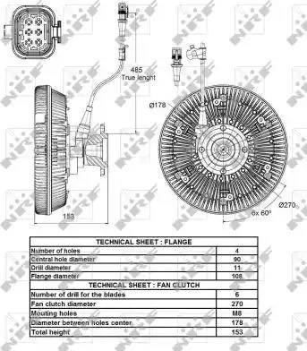 NRF 49131 - Р С С С Р Р Р Р С РёР С С Р С Р С Р Р РёР С Р С Р (270mm, Euro 6, z przewodem) MAN TGX D2676LF26 10. autosila-amz.com