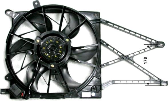 NRF 47582 - Вентилятор, охлаждение двигателя autosila-amz.com