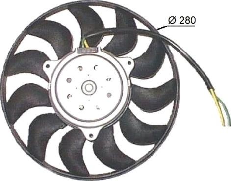 NRF 47616 - Вентилятор, охлаждение двигателя autosila-amz.com