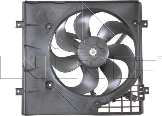 NRF 47058 - вентилятор охлаждения!с рамкой\ Audi A3, VW Golf 4/Bora1.4-2.3/1.9TDi 96> autosila-amz.com