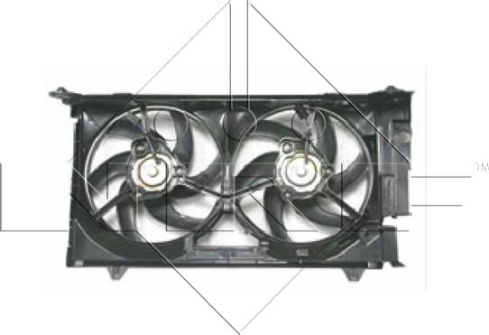 NRF 47075 - Вентилятор, охлаждение двигателя autosila-amz.com