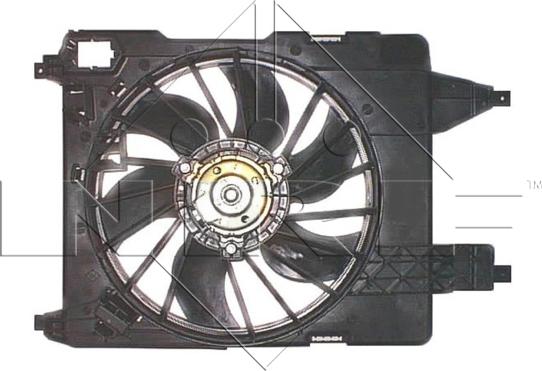 NRF 47368 - Вентилятор радиатора с электромотором RENAULT Clio 1.2 98- autosila-amz.com