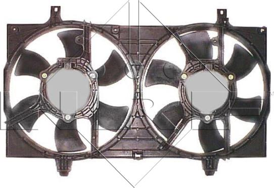 NRF 47304 - вентилятор охлаждения!\ Nissan Almera 1.5/1.8i 00> autosila-amz.com