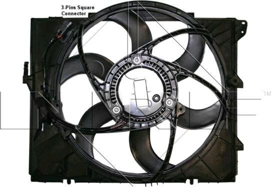 NRF 47209 - Вентилятор, охлаждение двигателя autosila-amz.com