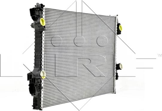 NRF 59172 - Радиатор охлаждения двигателя PORSCHE Panamera 3.0D 10- autosila-amz.com