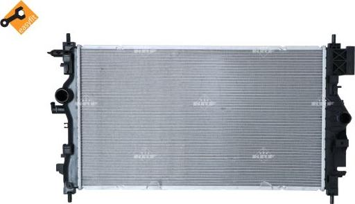 NRF 59281 - Радиатор, охлаждение двигателя autosila-amz.com
