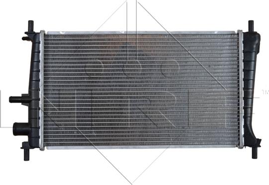 NRF 54666 - Радиатор, охлаждение двигателя autosila-amz.com
