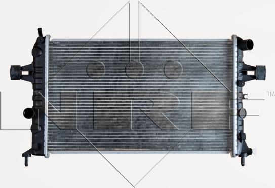 NRF 54668 - Радиатор, охлаждение двигателя autosila-amz.com