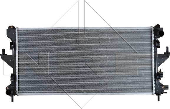 NRF 54204 - Радиатор, охлаждение двигателя autosila-amz.com