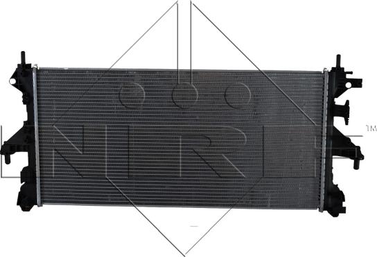 NRF 54202 - Радиатор, охлаждение двигателя autosila-amz.com