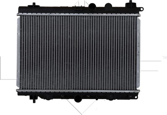 NRF 55306 - Радиатор, охлаждение двигателя autosila-amz.com