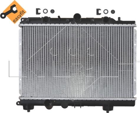 NRF 55307 - Радиатор, охлаждение двигателя autosila-amz.com
