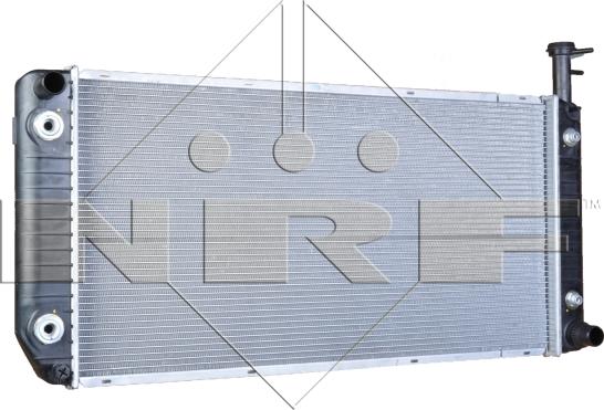NRF 56093 - Радиатор, охлаждение двигателя autosila-amz.com