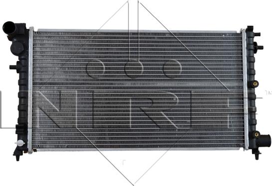 NRF 509502 - Радиатор, охлаждение двигателя autosila-amz.com