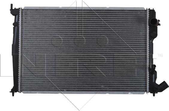 NRF 509602 - Радиатор, охлаждение двигателя autosila-amz.com