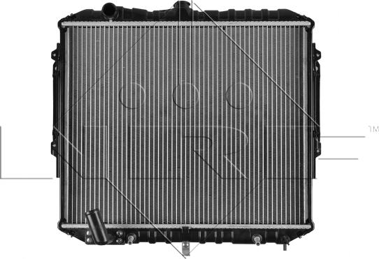 NRF 50449 - Радиатор, охлаждение двигателя autosila-amz.com
