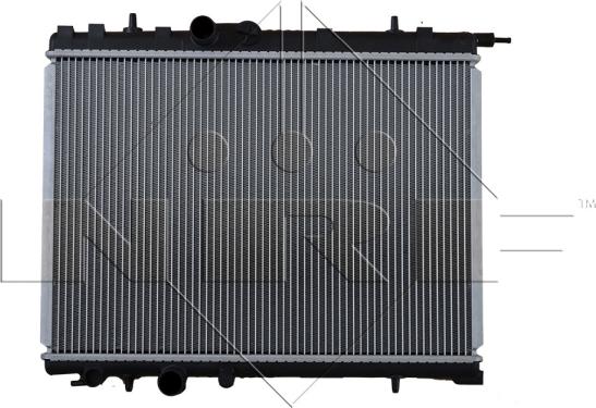 NRF 50440 - Радиатор, охлаждение двигателя autosila-amz.com