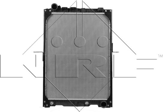 NRF 50555 - Радиатор, охлаждение двигателя autosila-amz.com