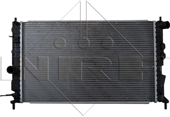 NRF 50563 - Радиатор, охлаждение двигателя autosila-amz.com