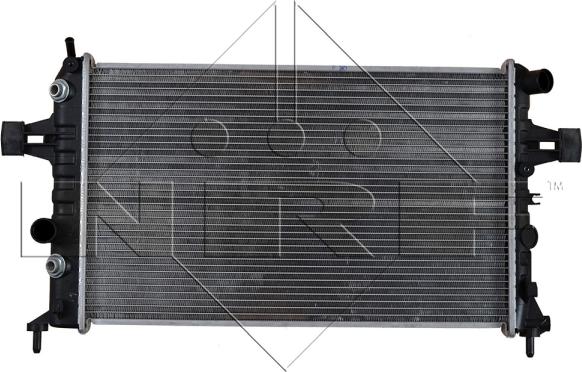 NRF 50562 - Радиатор, охлаждение двигателя autosila-amz.com