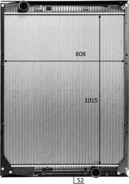 NRF 50194X - Радиатор, охлаждение двигателя autosila-amz.com