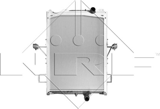 NRF 50192 - Радиатор, охлаждение двигателя autosila-amz.com