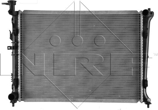 NRF 50136 - Радиатор, охлаждение двигателя autosila-amz.com