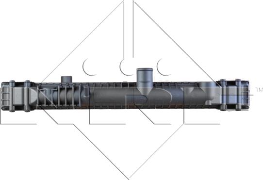 NRF 503475 - радиатор системы охлаждения !пластик/алюминий 545x619,8x34 \MB 1117/1120/1320 autosila-amz.com