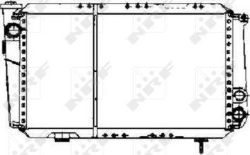 NRF 507343 - Радиатор, охлаждение двигателя autosila-amz.com