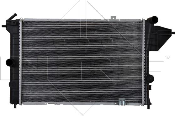 NRF 513508 - Радиатор, охлаждение двигателя autosila-amz.com