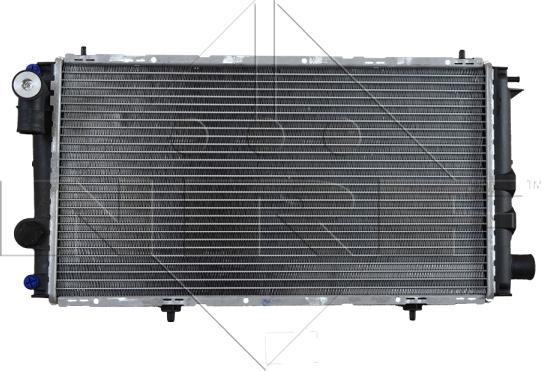 NRF 58957 - Радиатор, охлаждение двигателя autosila-amz.com