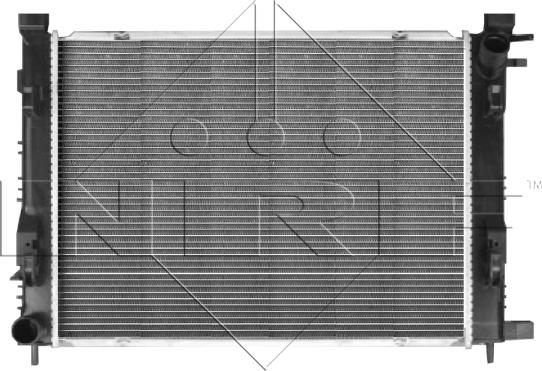NRF 58444 - Радиатор, охлаждение двигателя autosila-amz.com