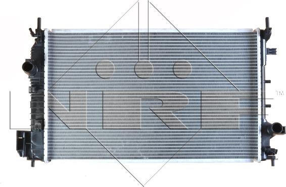 NRF 58435 - Радиатор, охлаждение двигателя autosila-amz.com