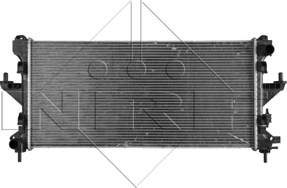 NRF 58424 - Радиатор, охлаждение двигателя autosila-amz.com