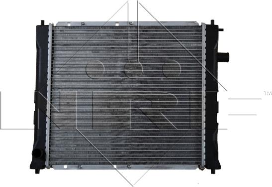 NRF 58107 - Радиатор, охлаждение двигателя autosila-amz.com
