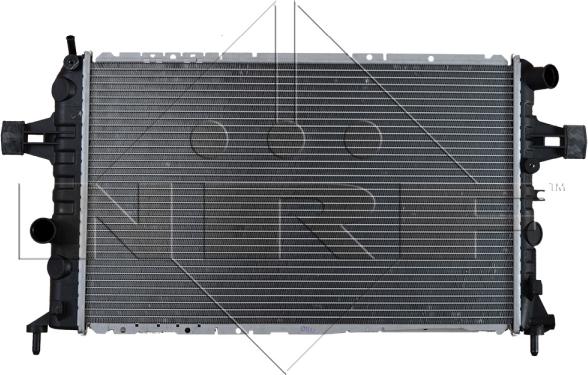 NRF 58177 - Радиатор, охлаждение двигателя autosila-amz.com