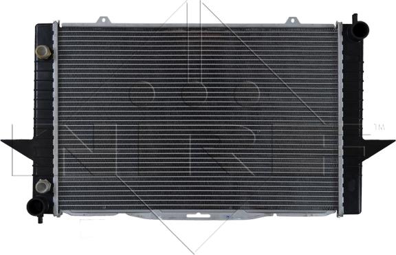 NRF 58343 - Радиатор, охлаждение двигателя autosila-amz.com