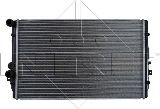 NRF 58334 - Радиатор, охлаждение двигателя autosila-amz.com