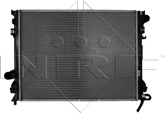 NRF 53928 - Радиатор, охлаждение двигателя autosila-amz.com