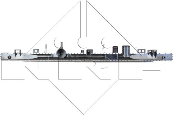NRF 53970 - Радиатор, охлаждение двигателя autosila-amz.com