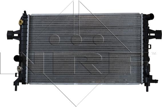 NRF 53441 - Радиатор, охлаждение двигателя autosila-amz.com