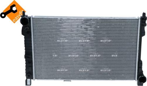 NRF 53419 - Радиатор, охлаждение двигателя autosila-amz.com