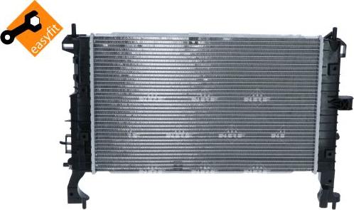 NRF 53475 - Радиатор, охлаждение двигателя autosila-amz.com